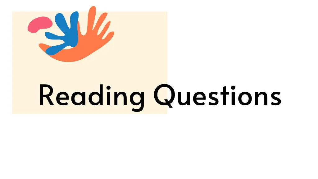 reading questions