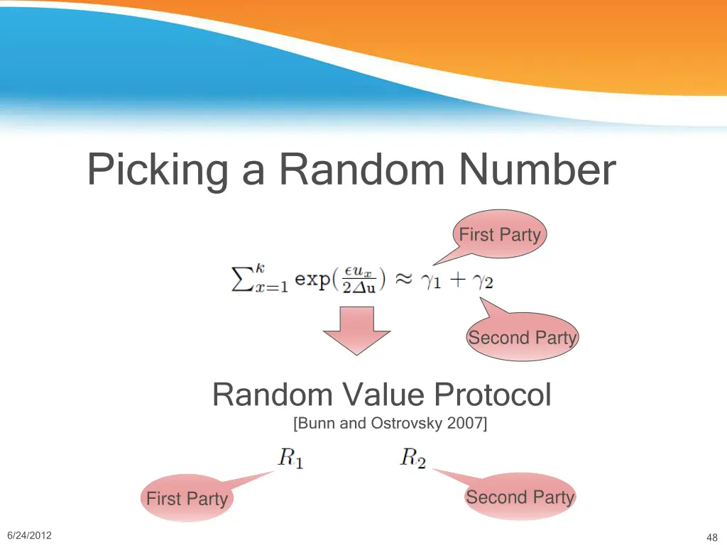 picking a random number