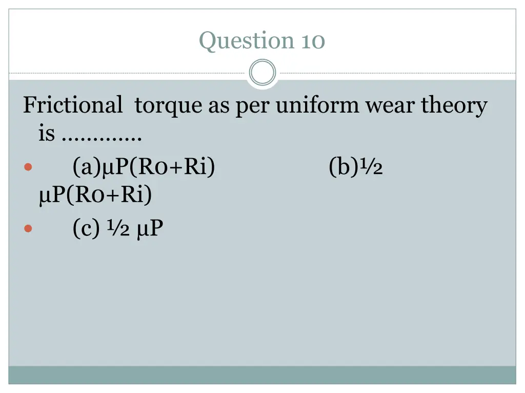 question 10