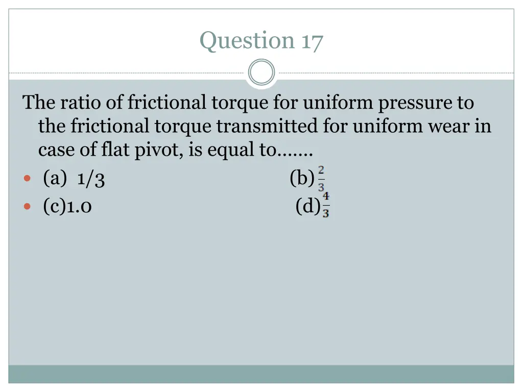 question 17