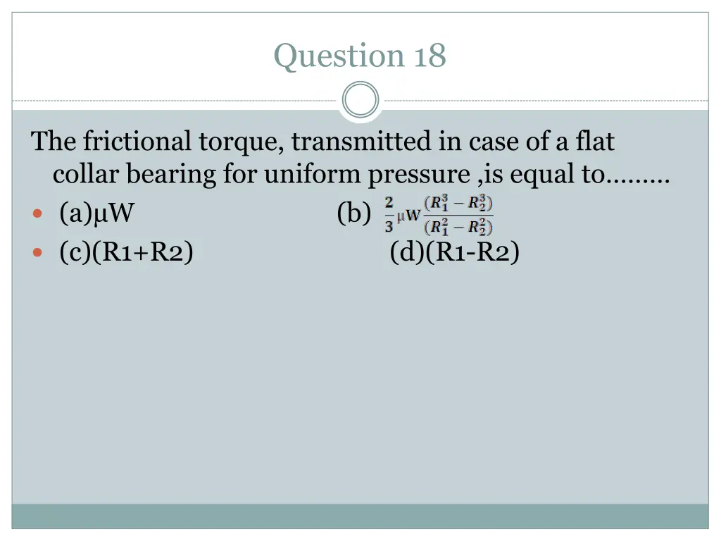 question 18