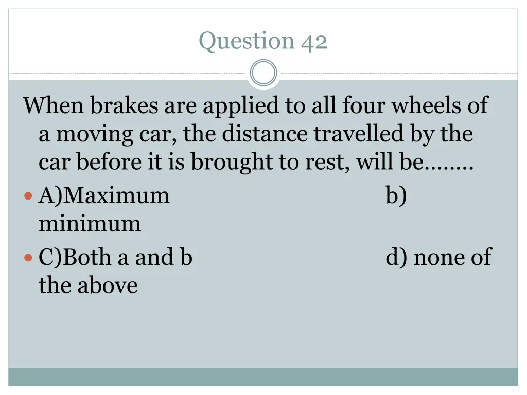 question 42