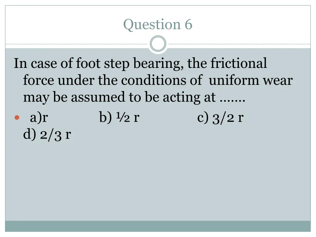 question 6