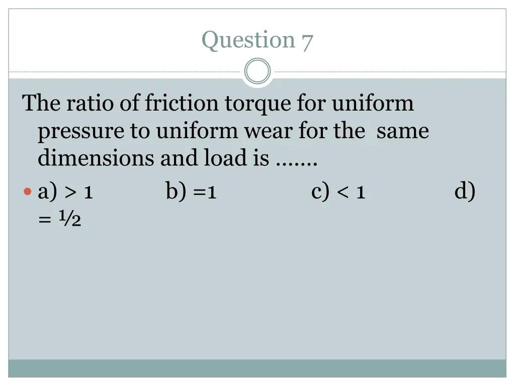 question 7