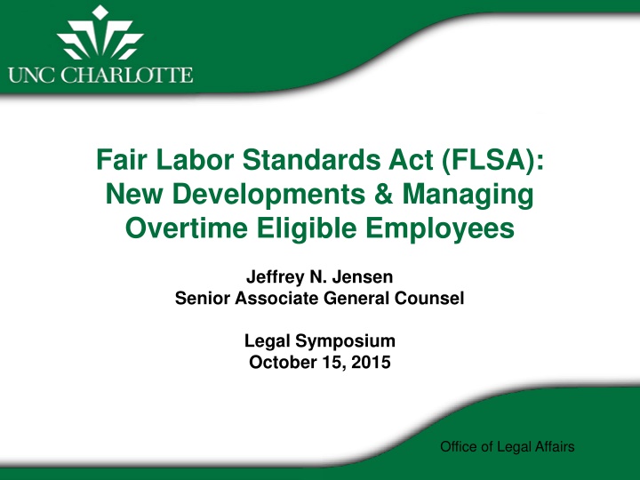 fair labor standards act flsa new developments