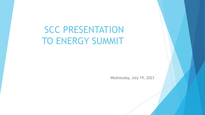 scc presentation to energy summit