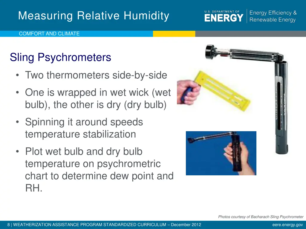 measuring relative humidity