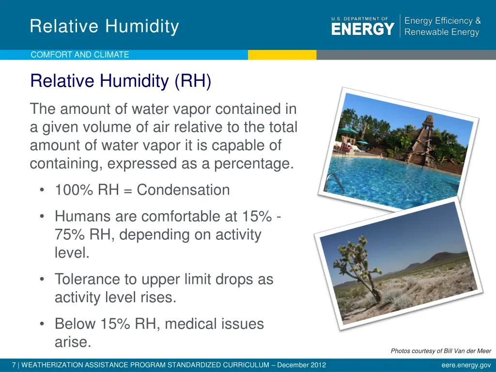 relative humidity