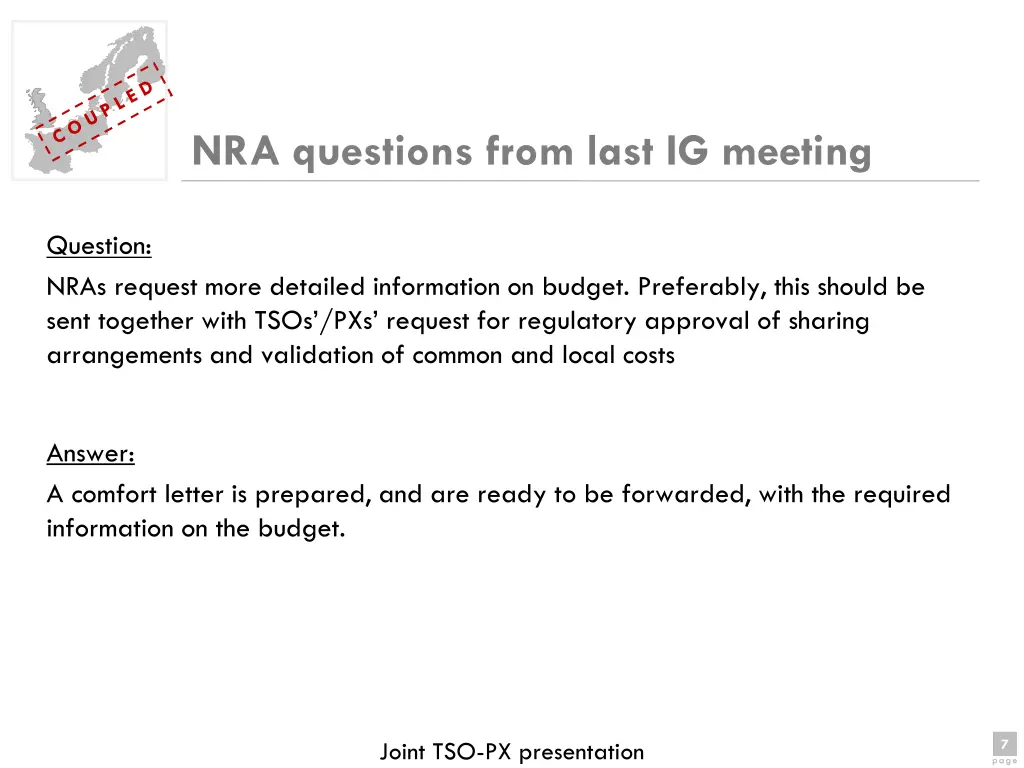 nra questions from last ig meeting