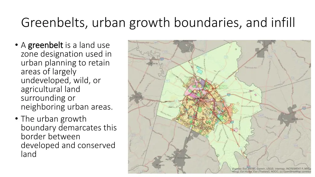 greenbelts urban growth boundaries and infill