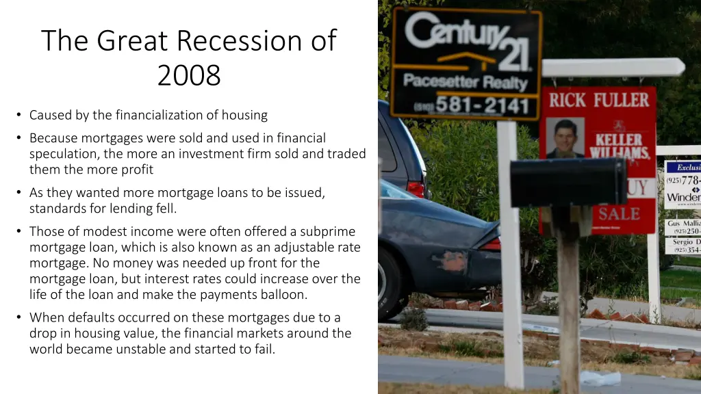 the great recession of 2008