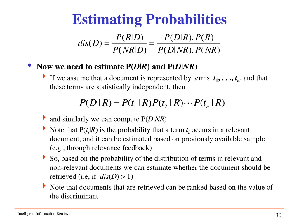 estimating probabilities 1