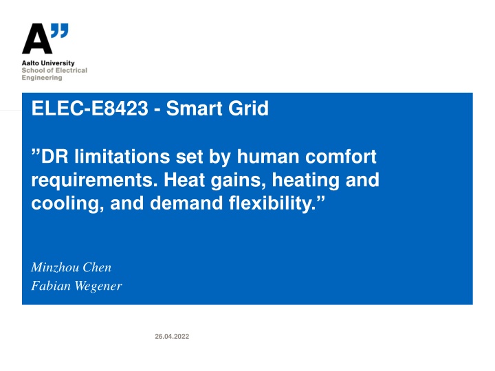 elec e8423 smart grid