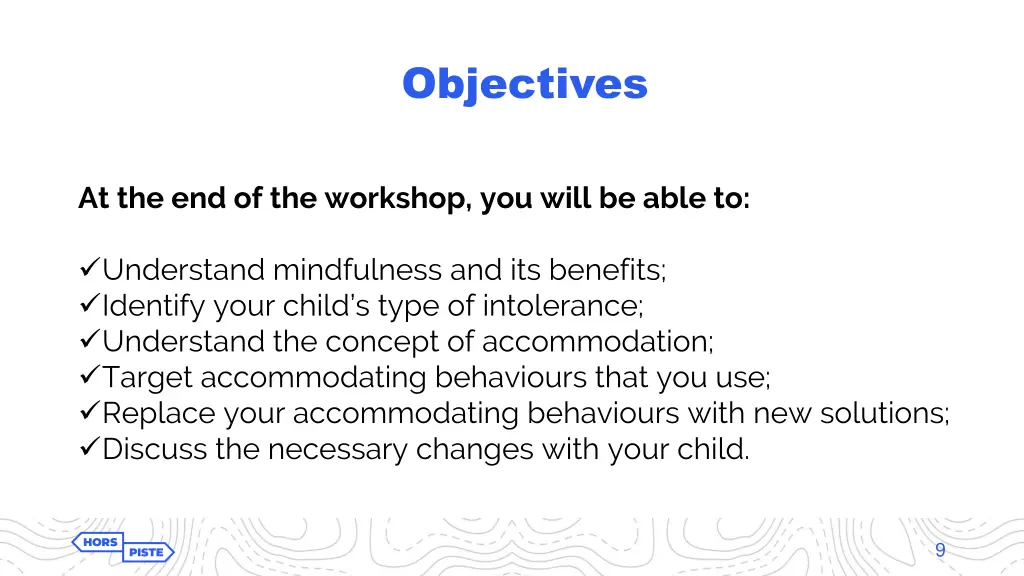 objectives 1