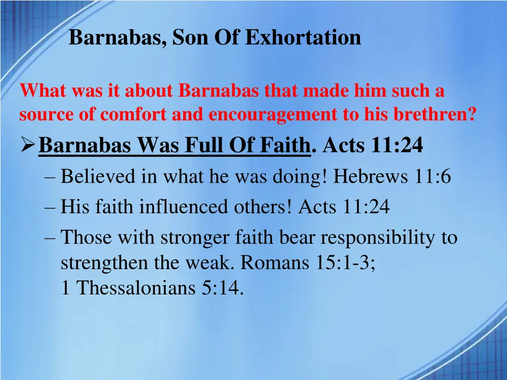 barnabas son of exhortation 3