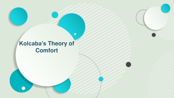 kolcaba s theory of comfort