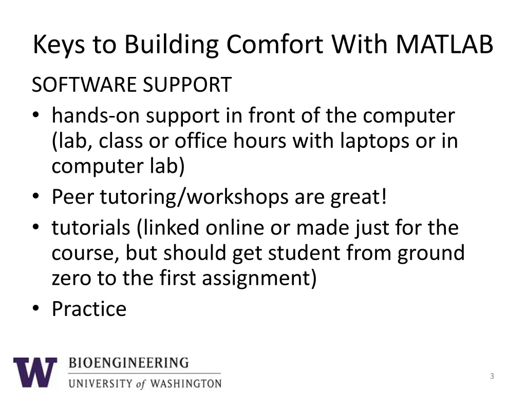 keys to building comfort with matlab