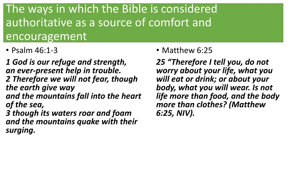 the ways in which the bible is considered 3