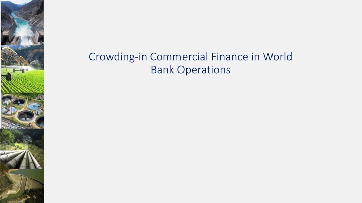 crowding in commercial finance in world bank