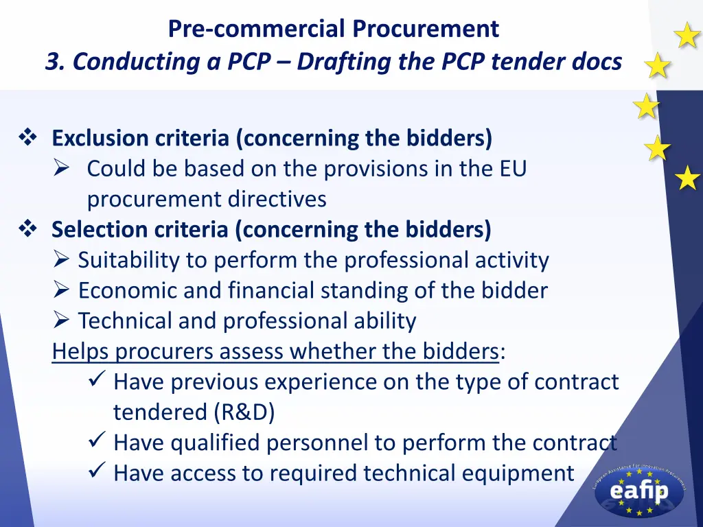 pre commercial procurement 3 conducting 1