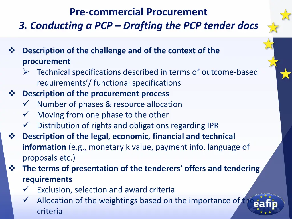 pre commercial procurement 3 conducting