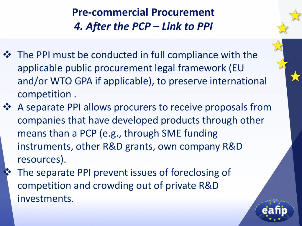 pre commercial procurement 4 after the pcp link 1