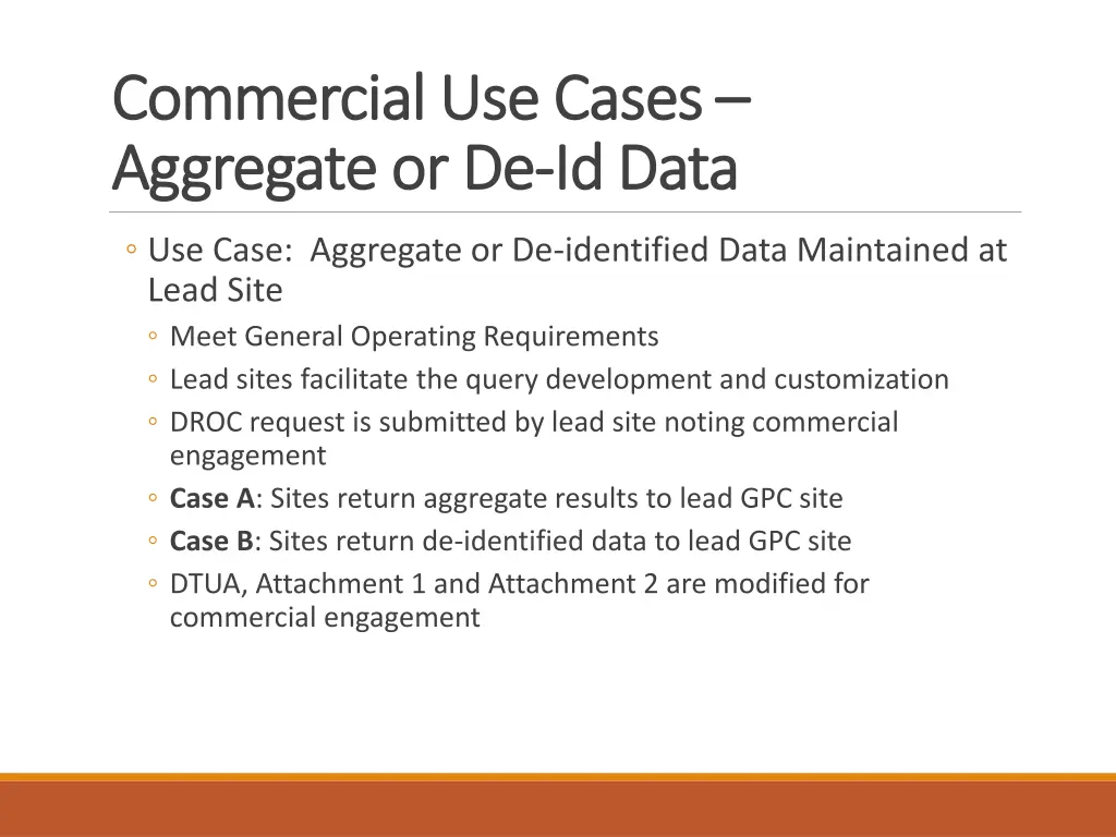 commercial use cases commercial use cases