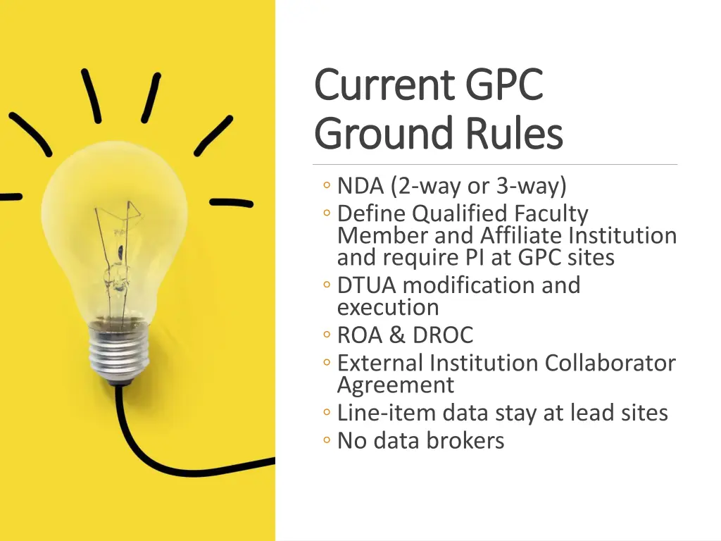 current gpc current gpc ground rules ground rules