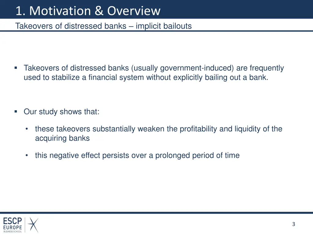 1 motivation overview takeovers of distressed