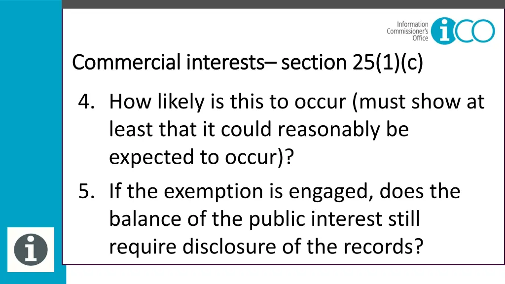 commercial interests commercial interests section 2