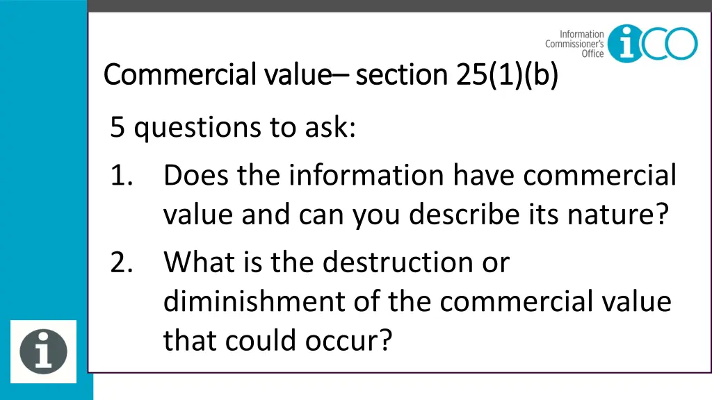 commercial value commercial value section 25 1 b 1