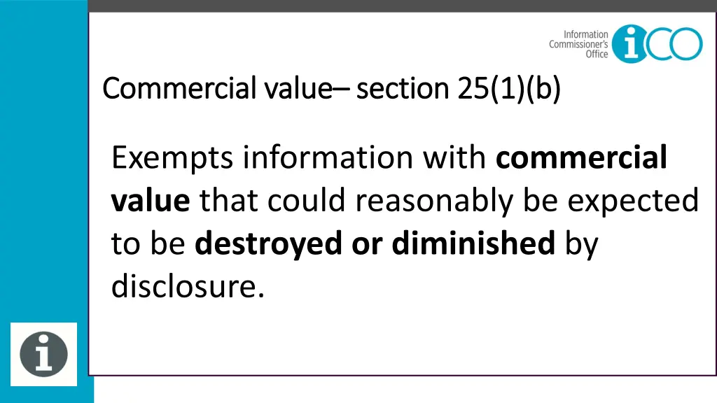 commercial value commercial value section 25 1 b