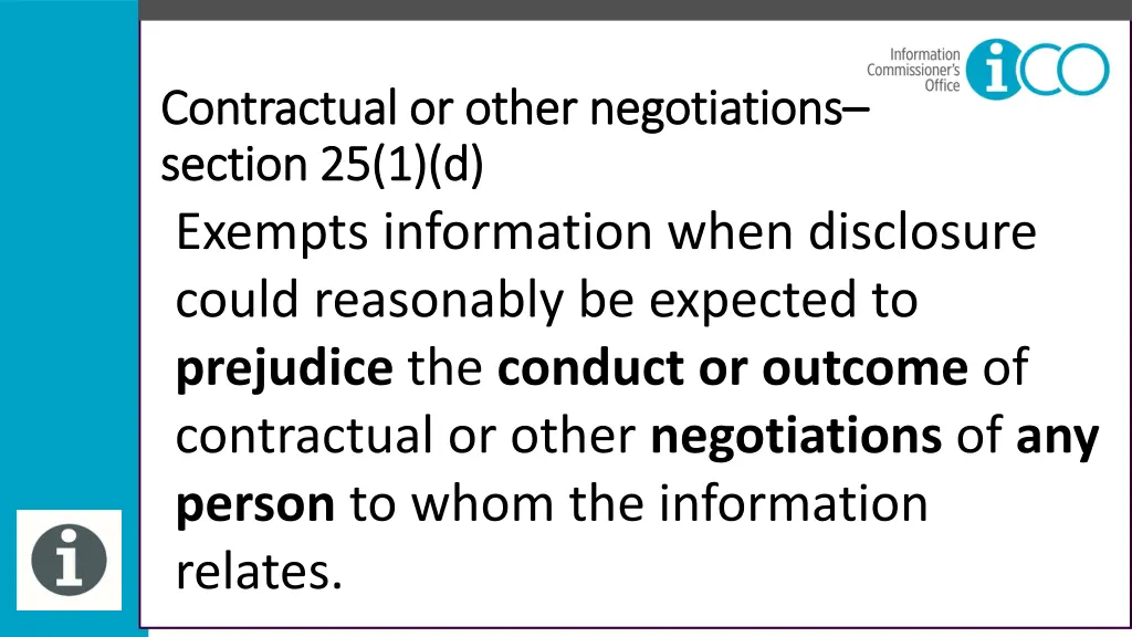 contractual or other negotiations contractual