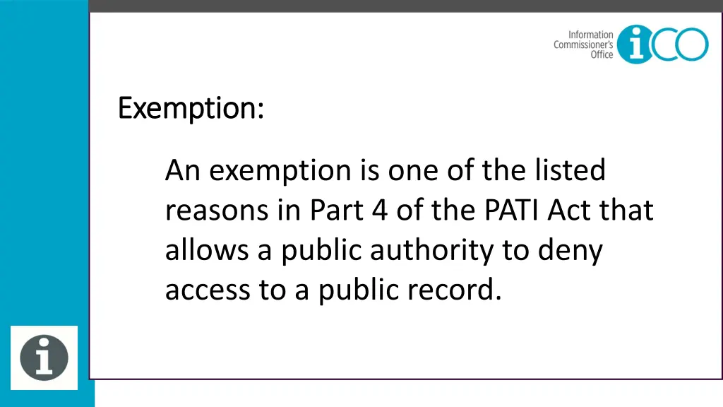 exemption exemption