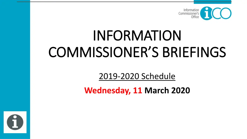 information information commissioner s briefings