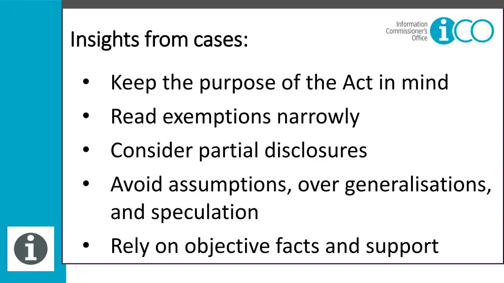 insights from cases insights from cases