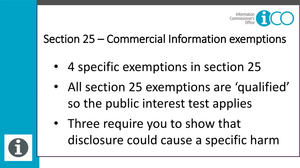 section 25 section 25 commercial information