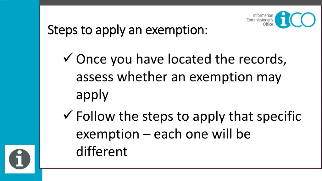 steps to apply an exemption steps to apply 1