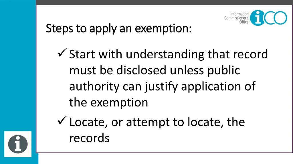 steps to apply an exemption steps to apply