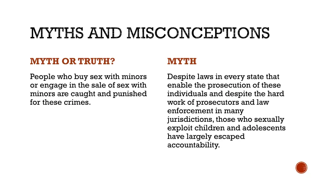 myths and misconceptions 1