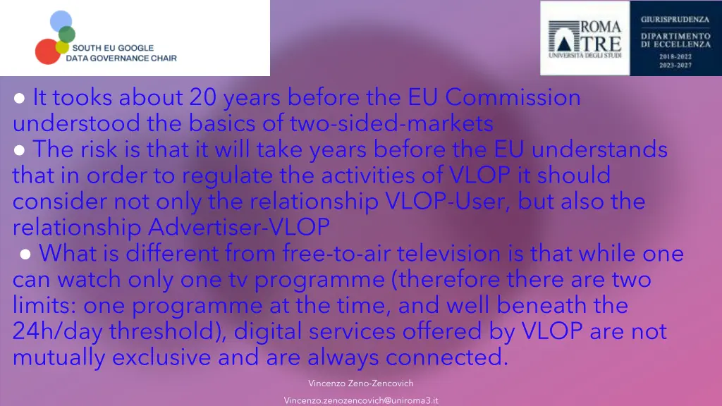 it tooks about 20 years before the eu commission