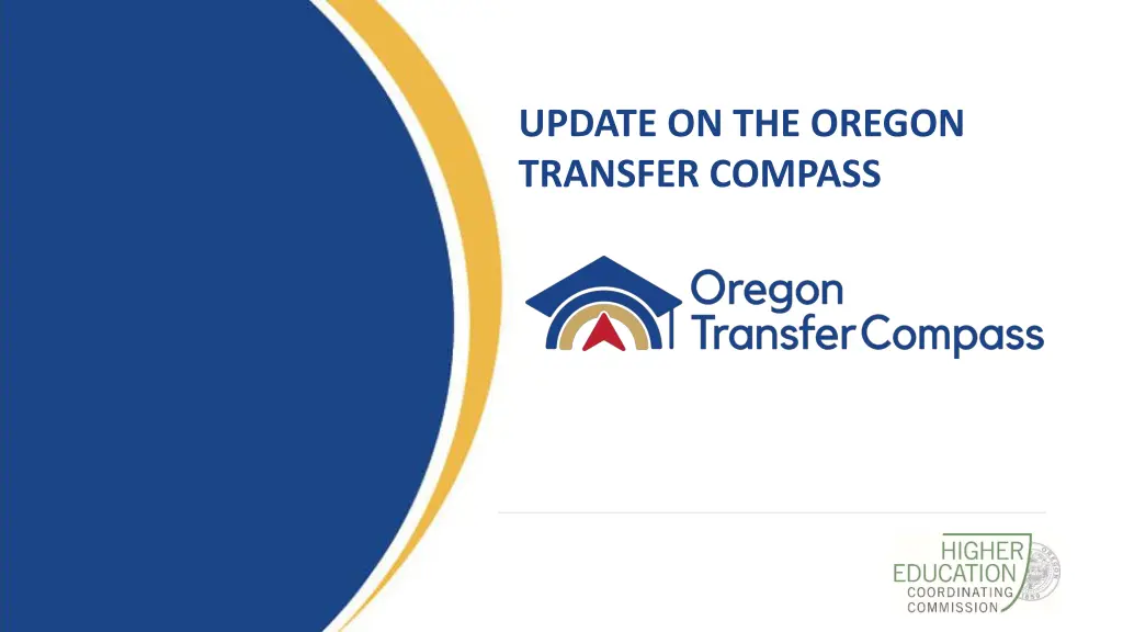 update on the oregon transfer compass