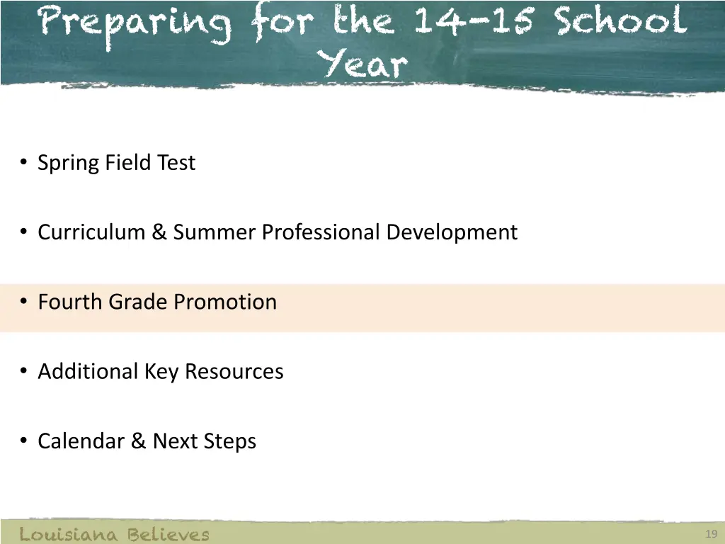 preparing for the 14 15 school year 2