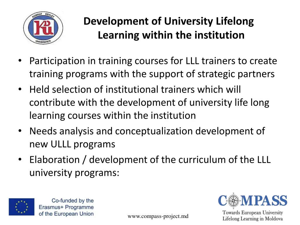 development of university lifelong learning