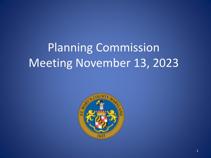 planning commission meeting november 13 2023