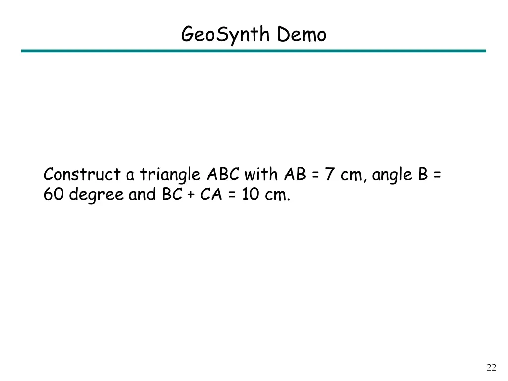 geosynth demo