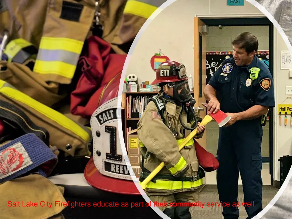 salt lake city firefighters educate as part