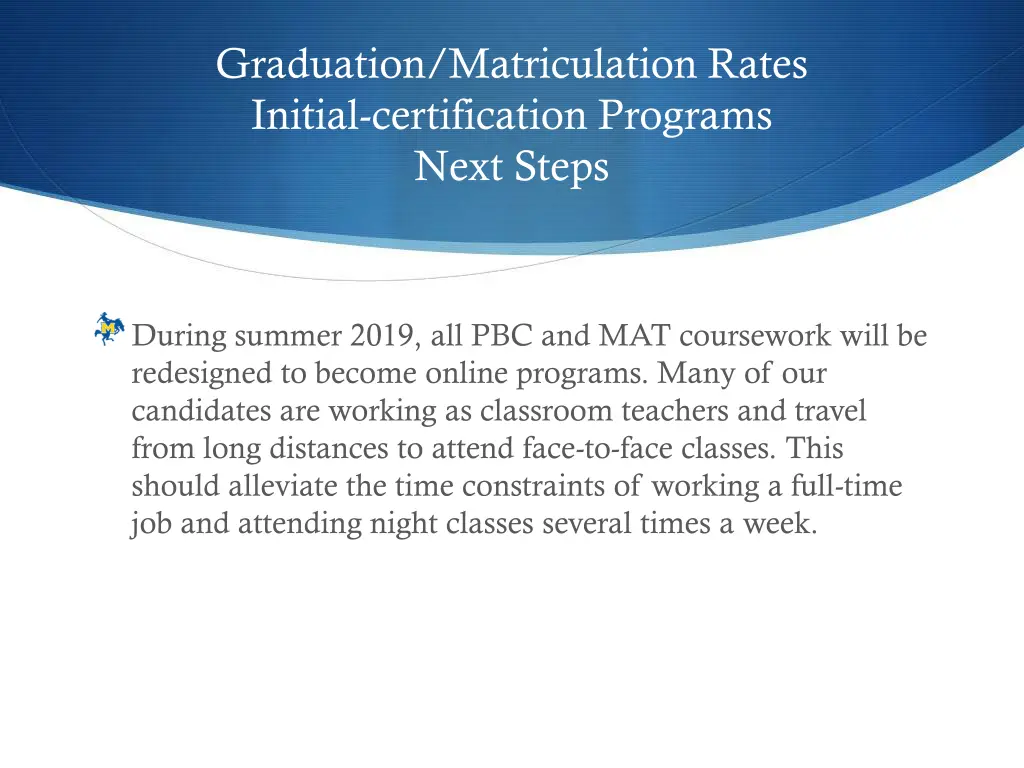 graduation matriculation rates initial