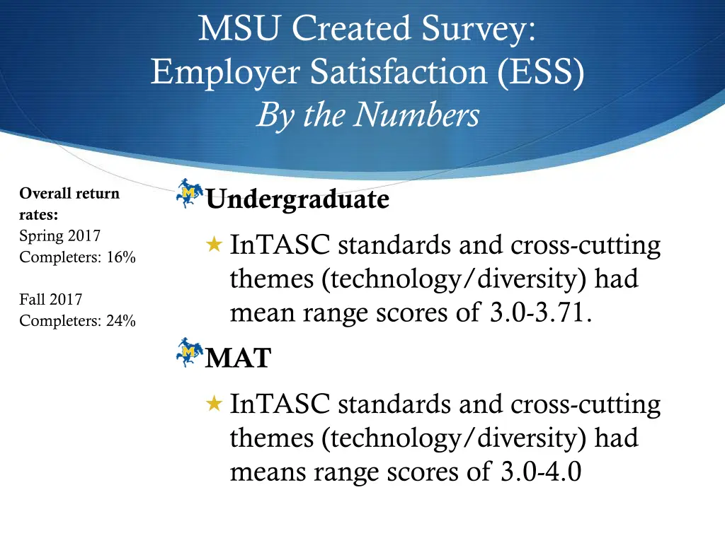 msu created survey employer satisfaction