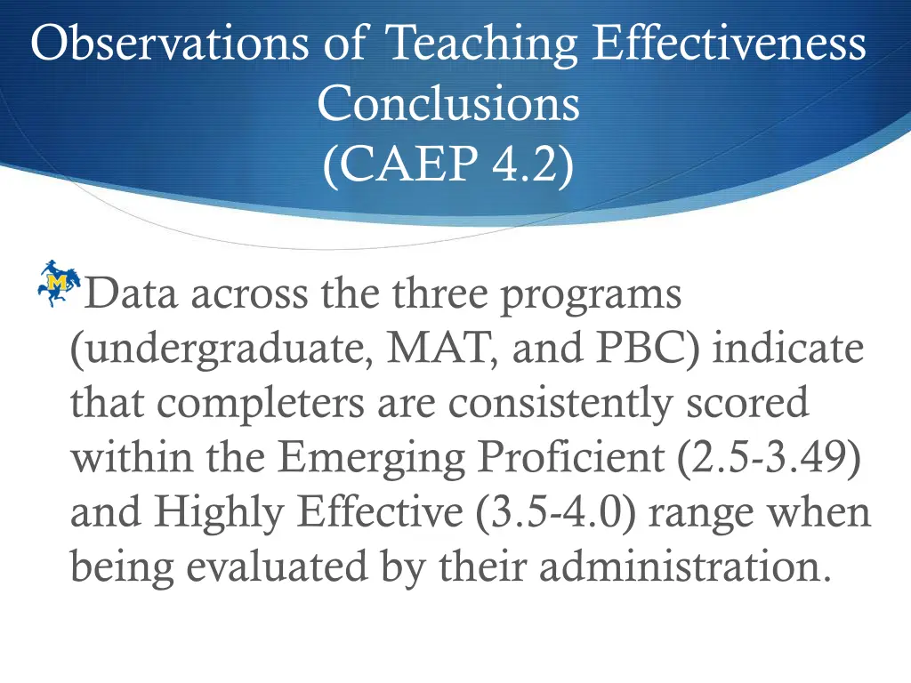 observations of teaching effectiveness